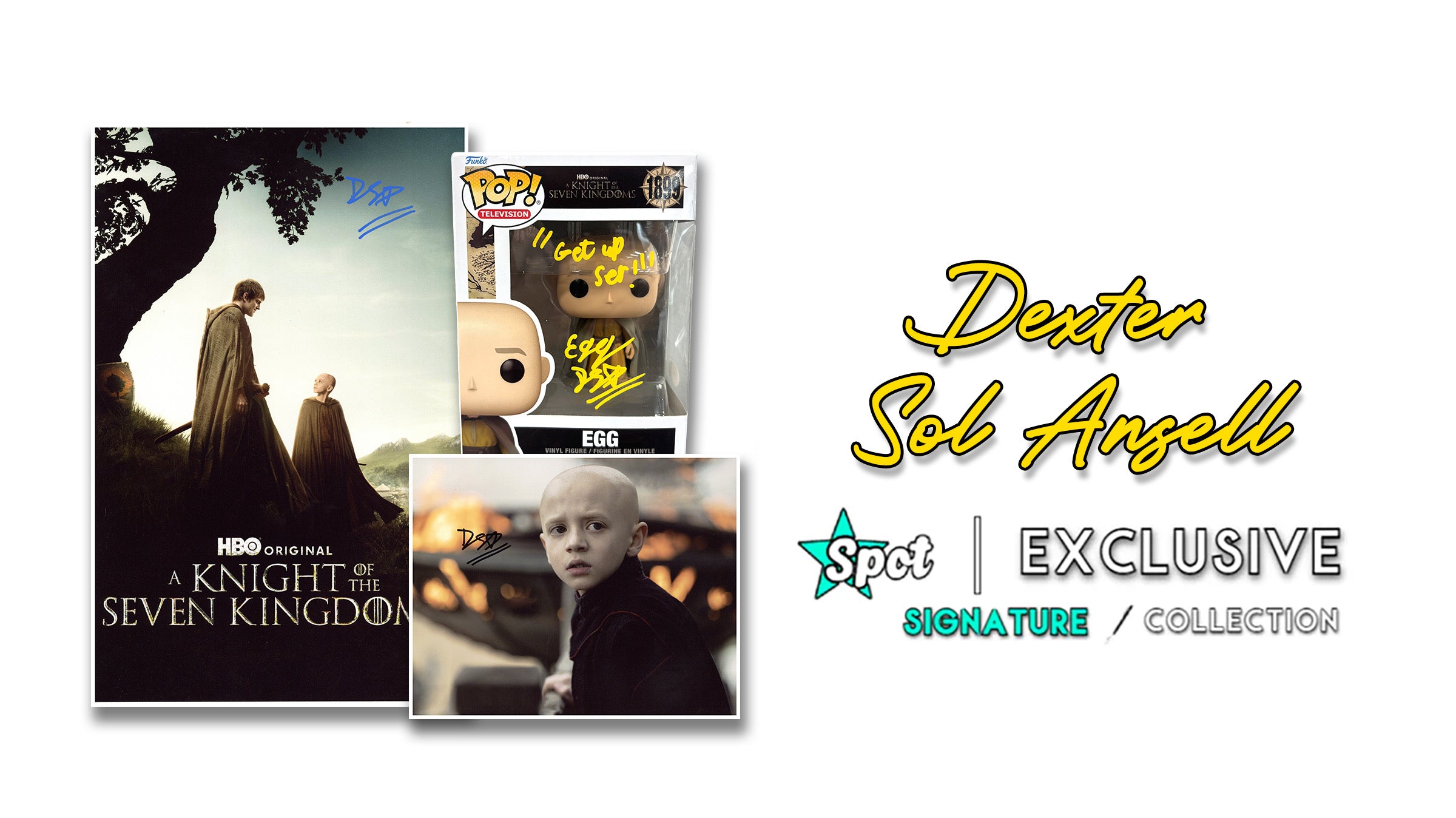 Dexter Sol Ansell Exclusive Signed Collection | Aegon (Egg) Targaryen