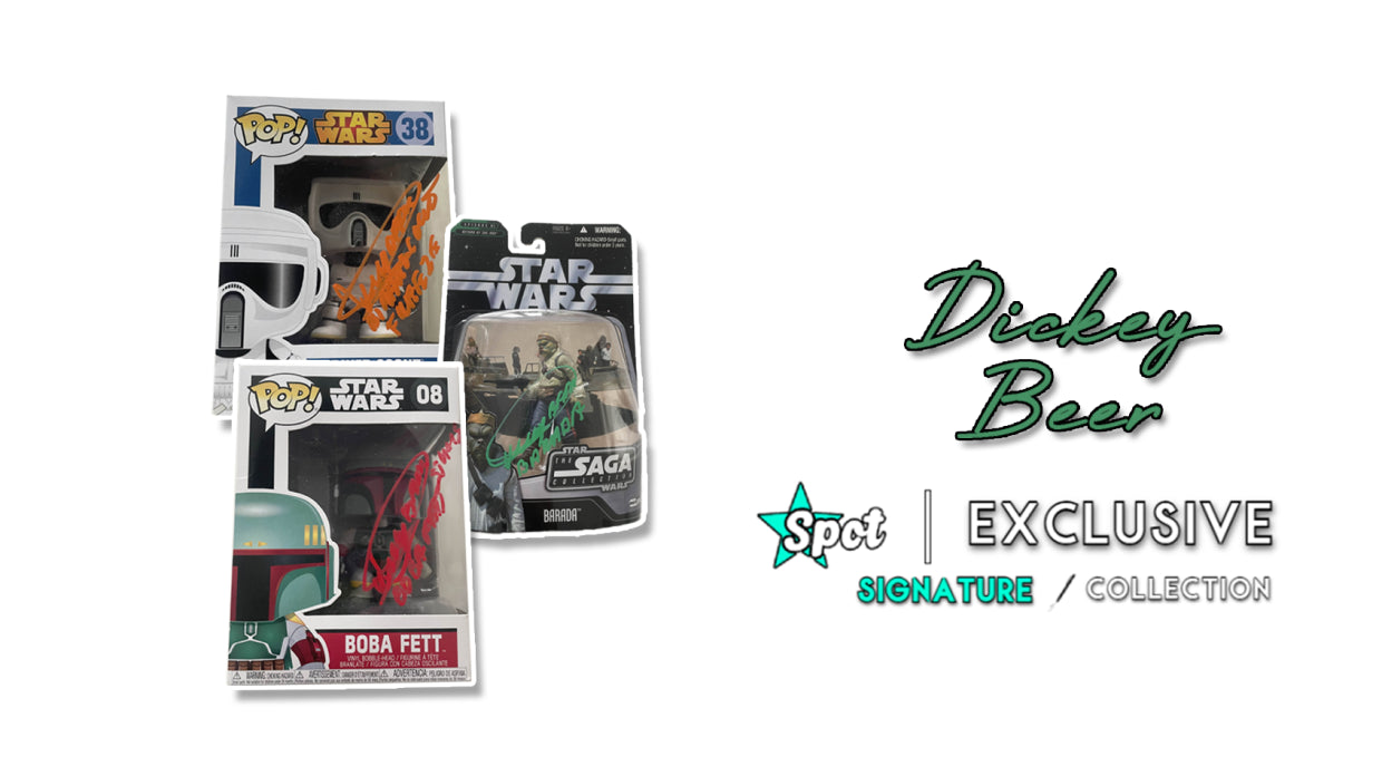 Dickey Beer Exclusive Signed Collection | Boba Fett | Biker Scout | Barada