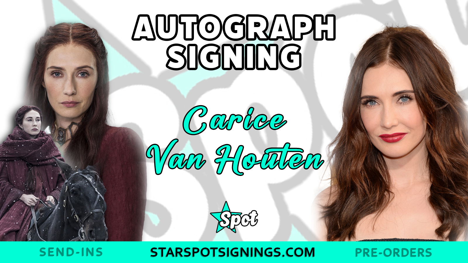Carice van Houten Private Autograph Signing