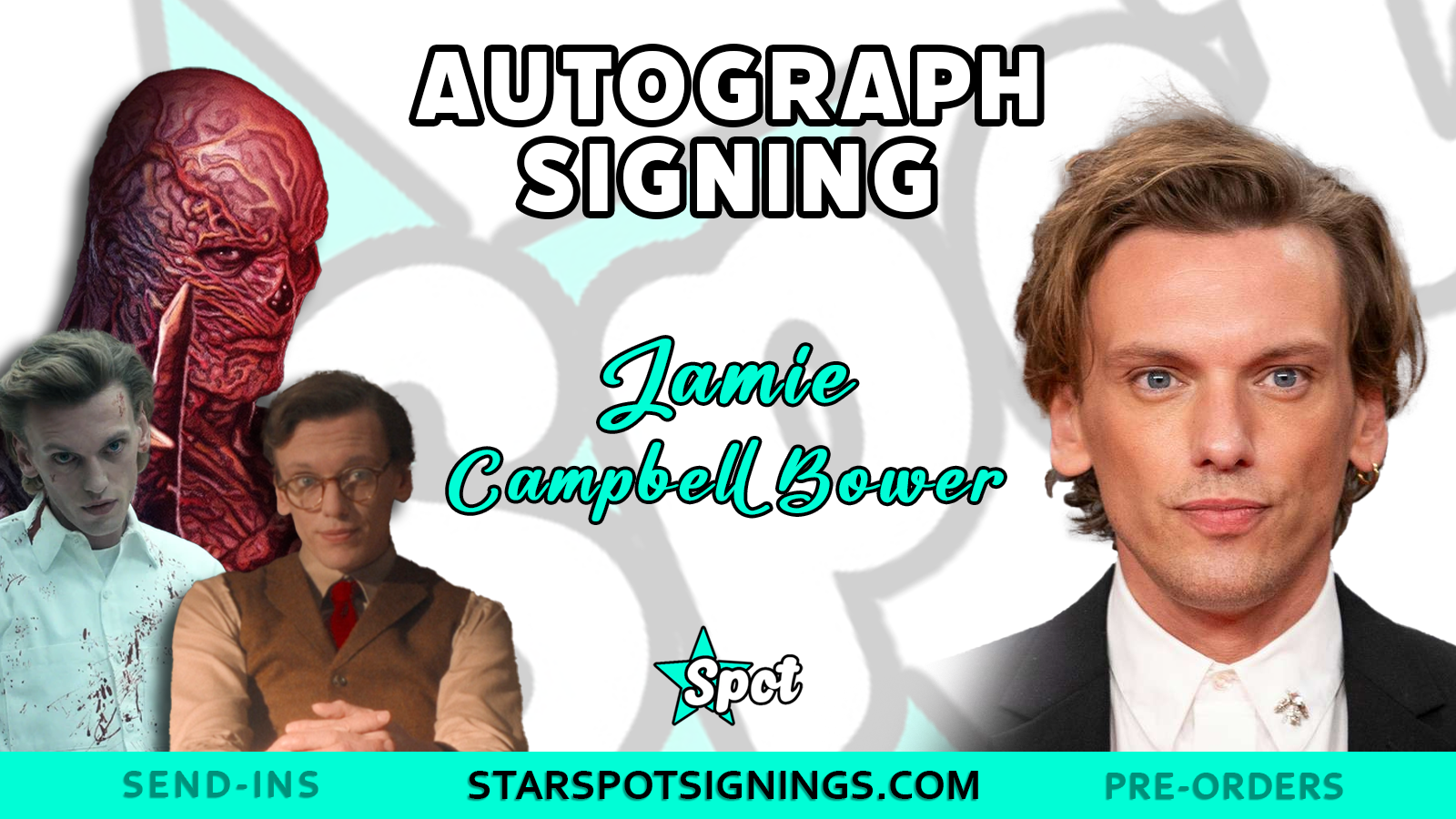 Jamie Campbell Bower Autograph Signing